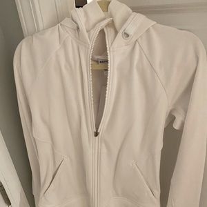 Athleta triumph zip up hoodie. White. Brand new with tags on